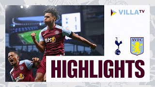 MATCH HIGHLIGHTS  Tottenham Hotspur 12 Aston Villa [upl. by Ahsimrac]