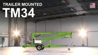 TM34 Product Video  Trailer Mounted Cherry Picker from Niftylift [upl. by Hannibal843]