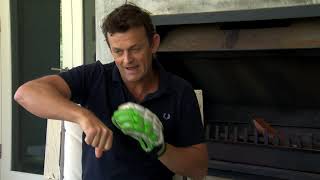 Quick Singles  Adam Gilchrist and the squash ball in the glove [upl. by Nonnahc]