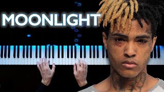 XXXTENTACION  MOONLIGHT  Piano cover [upl. by Teerprah]