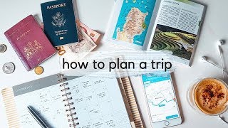 How To Plan a Trip ✈️  5 Steps [upl. by Yenial]