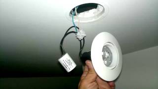 como instalar luminárias embutidas em forro [upl. by Suillenroc]