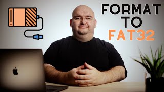 How To FORMAT EXTERNAL DRIVE TO FAT32 [upl. by Ecerahc807]