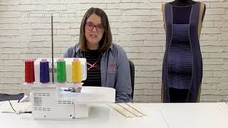 The OverlockerSerger Flatlock Stitch [upl. by Esmond431]