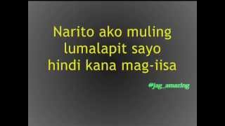 Narito Ako  Ariel Rivera with Lyrics [upl. by Fulcher]