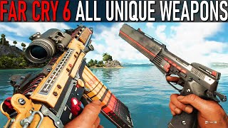 Far Cry 6 All Unique Weapons [upl. by Sainana]