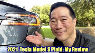 2021 Tesla Model S Plaid  My Review [upl. by Urban418]