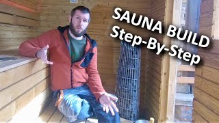 Building a Sauna stepbystep [upl. by Julis582]