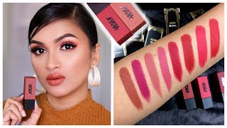 STUNNING 8 New Shades  Nykaa Ultra Matte Lipstick  BeautiCo [upl. by Darlene]