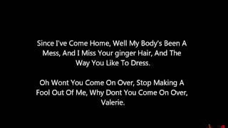 Bruno Mars  Valerie Amy Winehouse Tribute VMA 2011  Lyrics [upl. by Laktasic884]