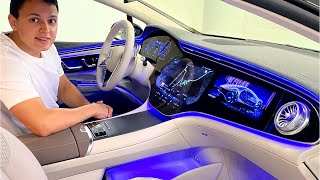 2022 Mercedes EQS 580  NIGHT Drive AMG FULL Review Interior Exterior [upl. by Akitan]