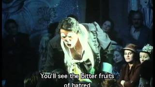 Pagliacci part 1  DomingoStratasZefferelli  English Subtitles [upl. by Ellerud]