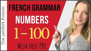 💯 French numbers 1100 with free PDF  French grammar for beginners [upl. by Morven]