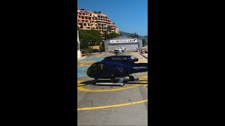 Monaco Helicopter flight video from Monte Carlo to Nice France Airport shorts [upl. by Ardnas377]