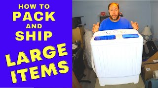 How To PACK and SHIP LARGE ITEMS Resize a Box for Shipping [upl. by Alyda855]