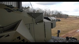 Rheinmetall 30mm Lance turret live fire [upl. by Aihsoj38]