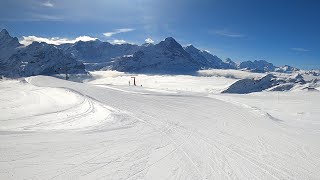 GRINDELWALD MARCH 2023  SkiingSnowboarding Trip  Oberjock Piste 1 3 and 4  GoPro Hero 8 [upl. by Suivatnod510]