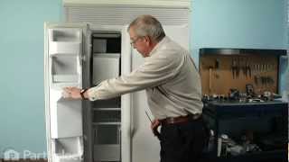 Refrigerator Repair  Replacing the Evaporator Fan Motor Whirlpool Part  4389144 [upl. by Means]