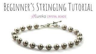 Learn to string beads  the right way [upl. by Lovell]