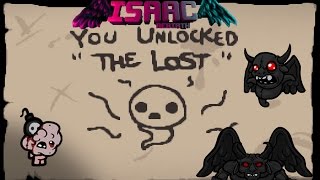 The Binding of Isaac Rebirth  How To Unlock The Lost  Secret Character [upl. by Berneta]