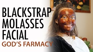 Blackstrap Molasses Facial  GODS FARMACY [upl. by Bez]