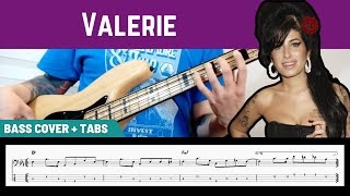 Amy Winehouse  Valerie Back to Black Version  Bass Cover  TAB [upl. by Biancha]