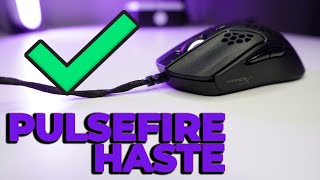 HyperX Pulsefire Haste Review  ITS AWESOME BUT [upl. by Johnsson987]