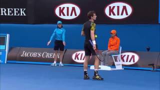 FULL MATCH 2013 Australian Open – Mens Singles Semi Finals Federer v Murray [upl. by Neenwahs352]