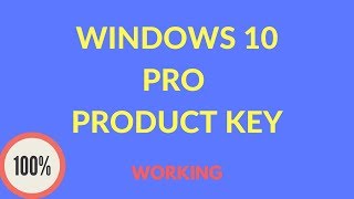 WINDOWS 10 PRO PRODUCT KEY IN 2020 [upl. by Ahsiuqram130]