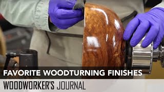 Favorite Woodturning Finishes [upl. by Rheims]