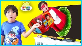 Ryans World Giant Surprise Toys Delivery from Superhero Ryan Red Titian [upl. by Anesuza]