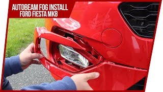 MK8 Fiesta  LED Fog Light Install Guide [upl. by Aryajay]