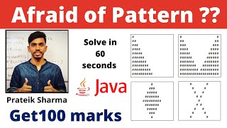 Nested loop in Java class 10 computer applications crash course by Prateik Sharma Patterns in java [upl. by Afas]