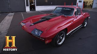 Counting Cars STUNNING 66 CORVETTE REVS DANNY UP Season 9  History [upl. by Moth145]