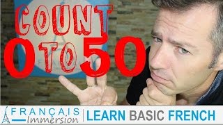 French NUMBERS 150 CountingChiffresNombres  FUN Learn Basic French with Funny French Lessons [upl. by Strait874]