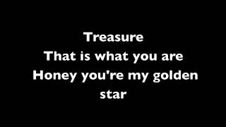 Treasure  Bruno Mars Lyrics [upl. by Wylen]