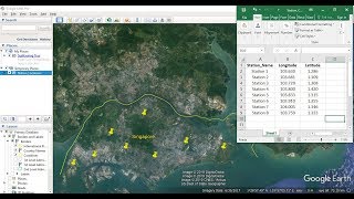 Importing Excel Coordinates to ArcMap and Plotting [upl. by Neile795]