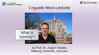 SEM016  Linguistic MicroLectures Iconicity [upl. by Jesus]