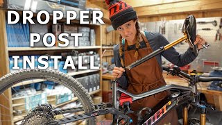 How to install a dropper post  Syd Fixes Bikes [upl. by Aloel954]