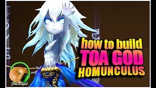 SUMMONERS WAR How to build a TOA God Homunculus [upl. by Killen799]