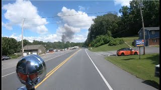 Engine 502 First Due Outbuilding Fire Helmet Cam [upl. by Carrnan561]