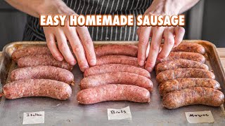 How To Make Your Own Sausage [upl. by Oiramel]