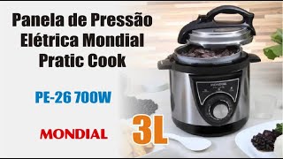 Panela de Pressão Elétrica 3 Litros  Mondial Pratic Cook PE26 [upl. by Yrogiarc449]