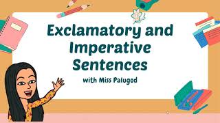 Imperative and Exclamatory Sentences [upl. by Eldwun]