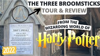 The Three Broomsticks Restaurant Tour amp Review  Wizarding World Universal Orlando 2022  Pit Stop [upl. by Patrizius]