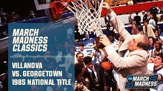 Villanova vs Georgetown 1985 National Championship  FULL GAME [upl. by Sorips]