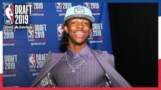 Ja Morant Selected 2nd OVERALL  2019 NBA Draft [upl. by Simaj]