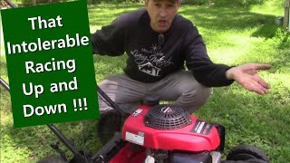 How to Fix a Surging Lawn Mower [upl. by Nerra]