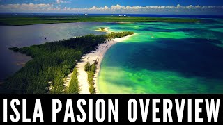 OVERVIEW Isla Pasion  Passion Island Cozumel Mexico Twister Boat Shore Excursion [upl. by Adnolrehs]