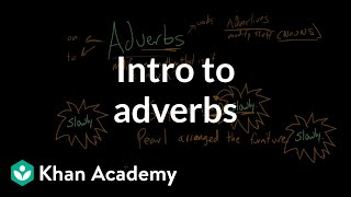 Intro to adverbs  The parts of speech  Grammar  Khan Academy [upl. by Hploda]